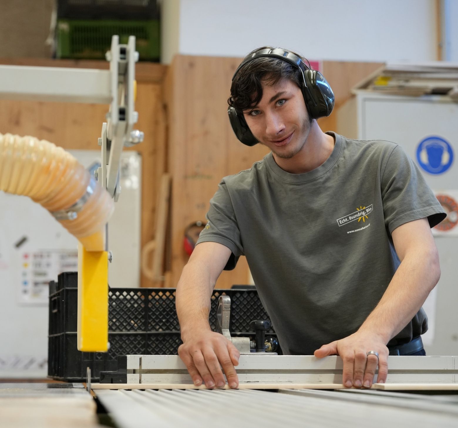 „Ich mag das. Das Arbeiten mit Holz!“