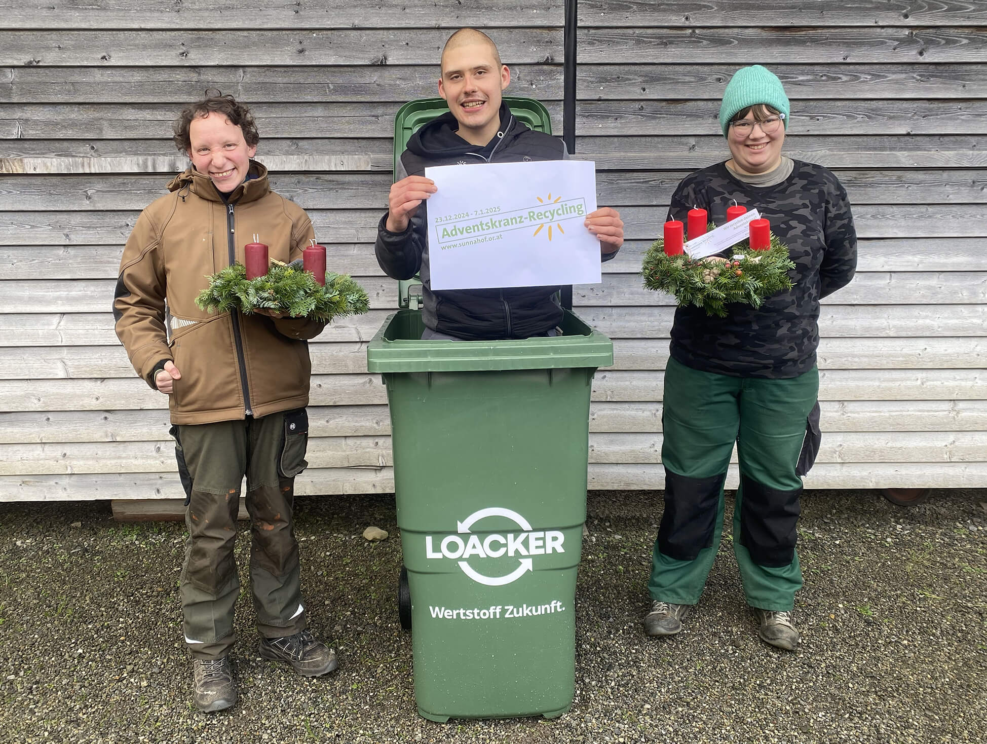Adventkranz-Recycling