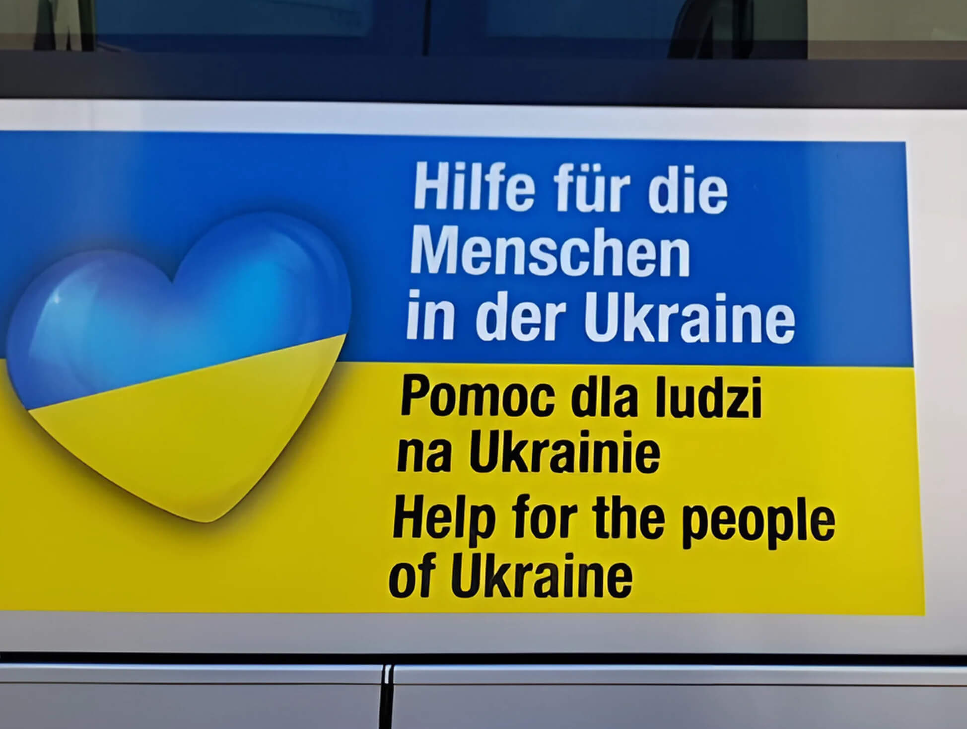 Sammelaktion für die Ukraine am Sunnahof