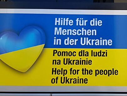 Sammelaktion für die Ukraine am Sunnahof