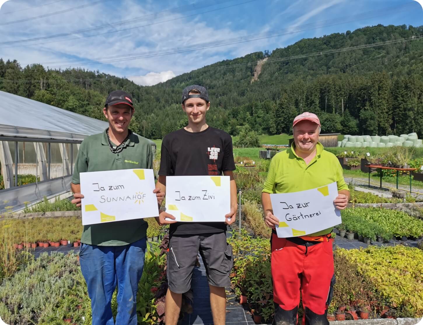 Sag „Ja“ zum Zivildienst